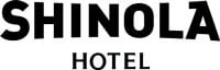 Logo image with the text "Shinola Hotel" in bold, uppercase letters.